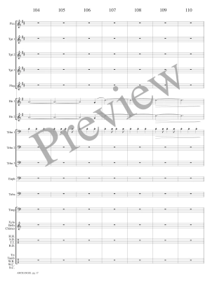 Archangel - Marlatt - Brass Choir - Score/Parts