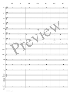 Archangel - Marlatt - Brass Choir - Score/Parts