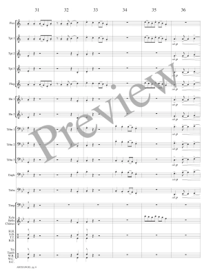 Archangel - Marlatt - Brass Choir - Score/Parts