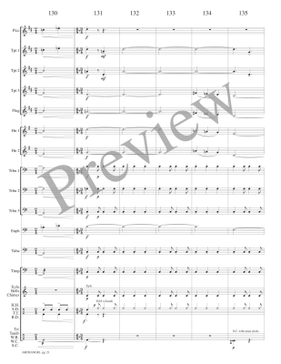 Archangel - Marlatt - Brass Choir - Score/Parts
