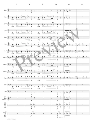 Archangel - Marlatt - Brass Choir - Score/Parts