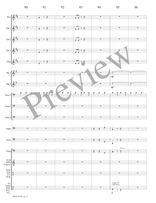 Archangel - Marlatt - Brass Choir - Score/Parts