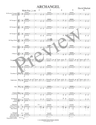 Archangel - Marlatt - Brass Choir - Score/Parts