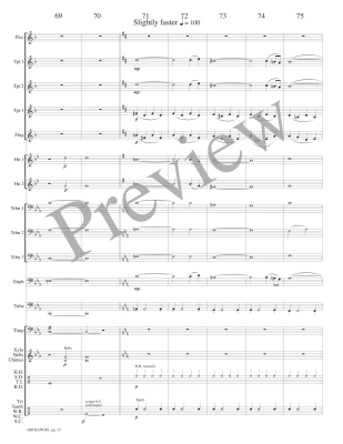 Archangel - Marlatt - Brass Choir - Score/Parts