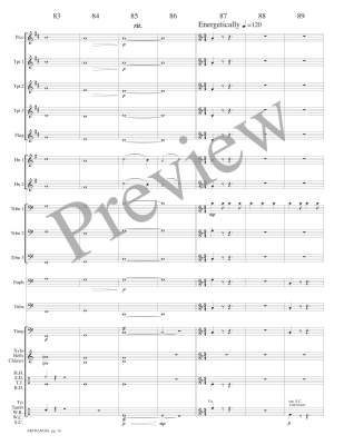 Archangel - Marlatt - Brass Choir - Score/Parts