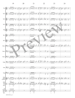 Archangel - Marlatt - Brass Choir - Score/Parts