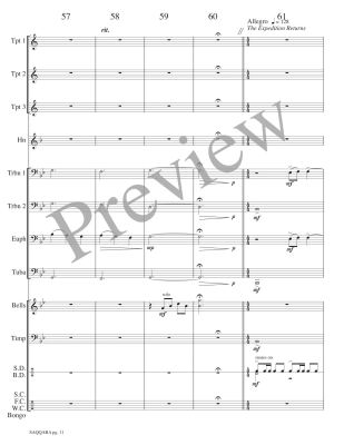 Saqqara: A Window to Ancient Egypt - Fortin/Marlatt - Brass Choir - Score/Parts