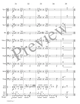 Saqqara: A Window to Ancient Egypt - Fortin/Marlatt - Brass Choir - Score/Parts