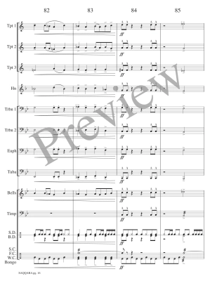 Saqqara: A Window to Ancient Egypt - Fortin/Marlatt - Brass Choir - Score/Parts