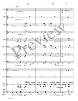 Saqqara: A Window to Ancient Egypt - Fortin/Marlatt - Brass Choir - Score/Parts