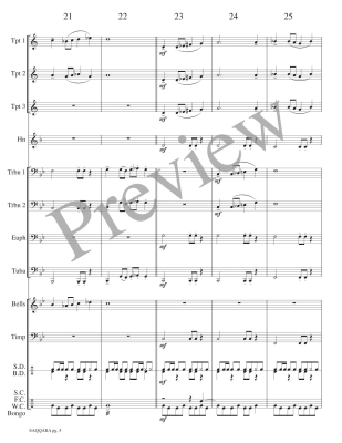 Saqqara: A Window to Ancient Egypt - Fortin/Marlatt - Brass Choir - Score/Parts