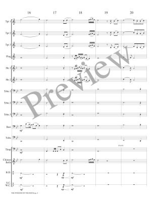 The Wisdom of the Rock: Cardinal Elements - Kristofferson/Marlatt - Brass Choir - Score/Parts