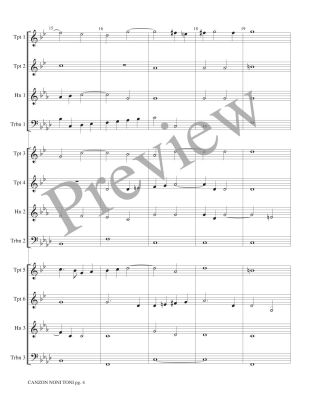 Canzon Noni Toni a 12 - Gabrieli/Marlatt - Brass Choir - Score/Parts