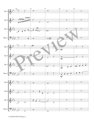 Canzon Noni Toni a 12 - Gabrieli/Marlatt - Brass Choir - Score/Parts