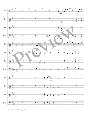 Canzon Noni Toni a 12 - Gabrieli/Marlatt - Brass Choir - Score/Parts