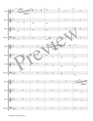 Canzon Noni Toni a 12 - Gabrieli/Marlatt - Brass Choir - Score/Parts