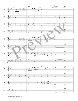 Canzon Noni Toni a 12 - Gabrieli/Marlatt - Brass Choir - Score/Parts