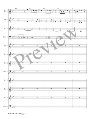 Canzon Noni Toni a 12 - Gabrieli/Marlatt - Brass Choir - Score/Parts