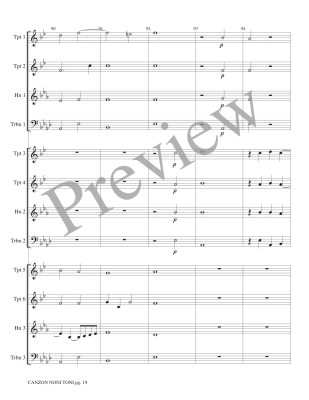 Canzon Noni Toni a 12 - Gabrieli/Marlatt - Brass Choir - Score/Parts