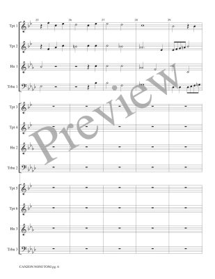 Canzon Noni Toni a 12 - Gabrieli/Marlatt - Brass Choir - Score/Parts