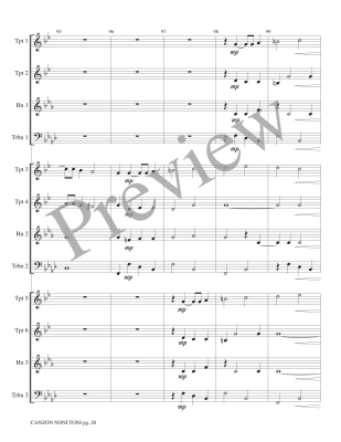 Canzon Noni Toni a 12 - Gabrieli/Marlatt - Brass Choir - Score/Parts