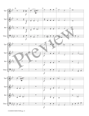 Canzon Noni Toni a 12 - Gabrieli/Marlatt - Brass Choir - Score/Parts