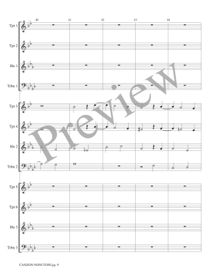 Canzon Noni Toni a 12 - Gabrieli/Marlatt - Brass Choir - Score/Parts