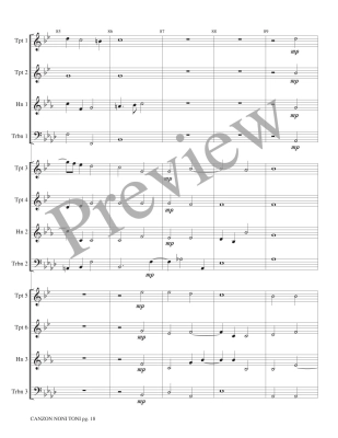 Canzon Noni Toni a 12 - Gabrieli/Marlatt - Brass Choir - Score/Parts