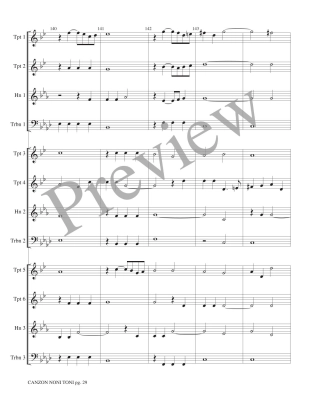 Canzon Noni Toni a 12 - Gabrieli/Marlatt - Brass Choir - Score/Parts