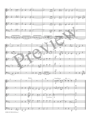 Home on the Range - Traditional/Marlatt - Brass Quintet - Score/Parts