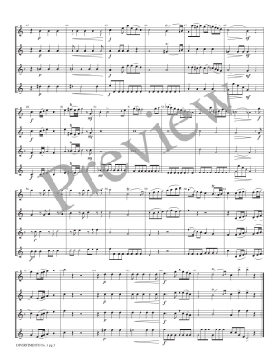 Divertimento No. 1: Allegro con Spirito - Haydn/Marlatt - Saxophone Quartet - Score/Parts