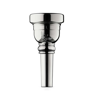 Laskey - Silver-Plated Rejano Kosmos Trombone Mouthpiece - 56AP, Large Shank