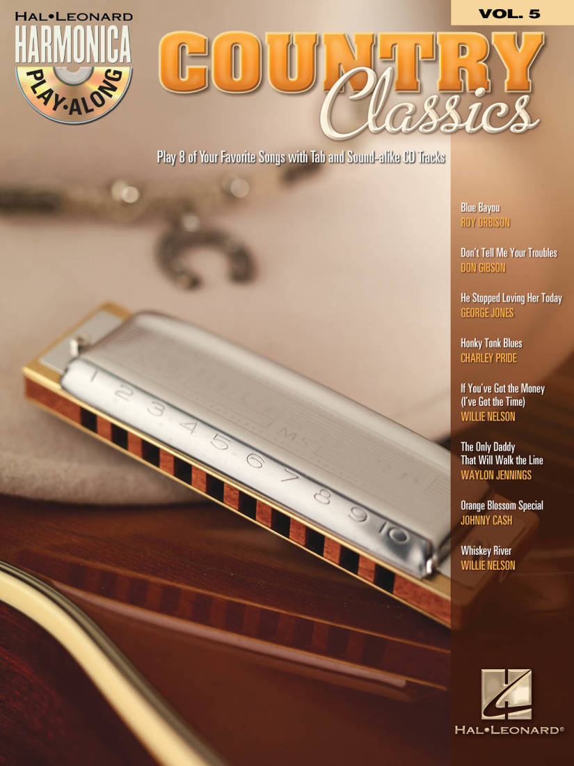 Country Classics: Harmonica Play-Along Volume 5 - Book/CD