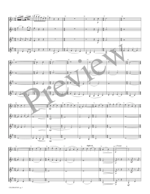 Celebration - Coakley/Marlatt - 2 Flutes/2 Clarinets - Score/Parts