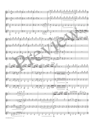 Celebration - Coakley/Marlatt - 2 Flutes/2 Clarinets - Score/Parts