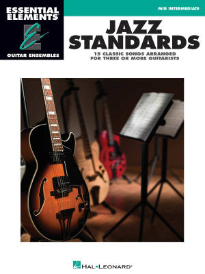 Jazz Standards: Essential Elements Guitar Ensembles - Book