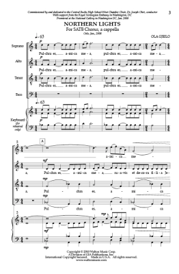 Northern Lights - Gjeilo - SATB