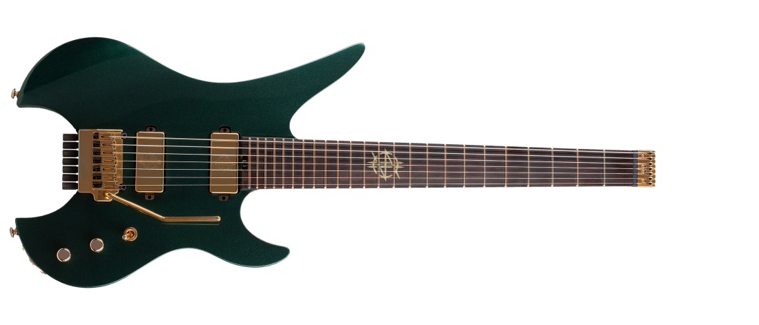 Synyster Gates Custom 7-String TR Headless Electric Guitar - Oak Green Metallic