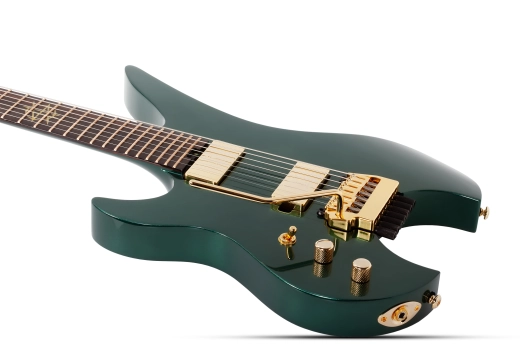 Synyster Gates Custom 7-String TR Headless Electric Guitar - Oak Green Metallic (Left Handed)