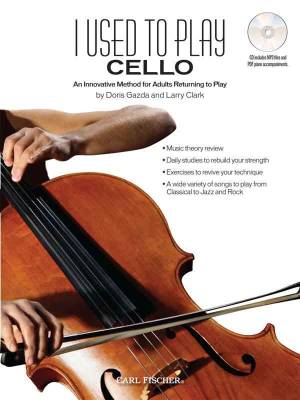 Carl Fischer - I Used To Play Cello - Clarke/Gazda - Book/CD