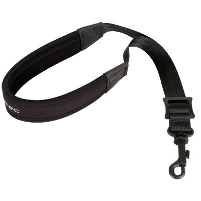 Protec - Padded Neoprene Junior Saxophone Strap with Plastic Snap - Black