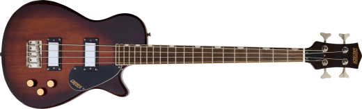 Gretsch Guitars - Streamliner Jet Club Bass Single-Cut, Laurel Fingerboard - Havana Burst