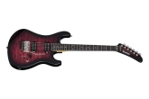 Kramer - 84 HH Quilt Electric Guitar with Gigbag - Magenta Burst