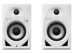 DM-40D-BT 4\'\' Desktop Monitor System with Bluetooth - White (Pair)