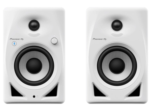 DM-40D-BT 4\'\' Desktop Monitor System with Bluetooth - White (Pair)