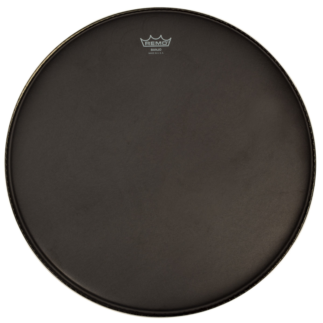 Remo Black Suede Banjo Head, High Collar - 11\'\'