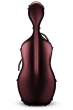 Eastman Strings - CACL13 4\/4 Contoured Cello Case with Wheels - Red