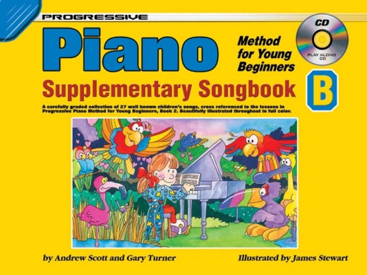 Koala Music Publications - Progressive Piano Method for Young Beginners - Supplementary Songbook B - Turner - Piano - Book/CD