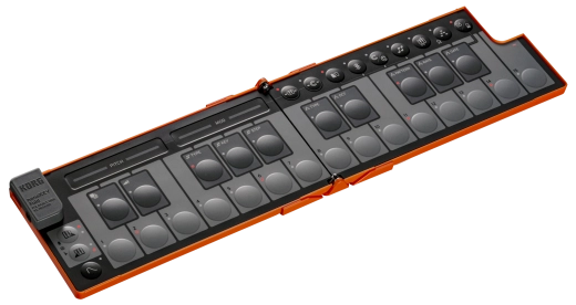 nanoKey Foldable Pocket Size Midi Keyboard - Orange