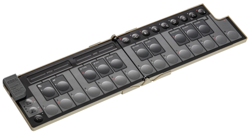 nanoKey Foldable Pocket Size Midi Keyboard - Beige